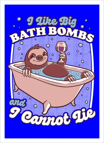 Relax Sloth Bubble Bathtub