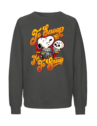 Puppy Hamlet - puppy, hamlet, shakespeare - Fairtrade Sweatshirt