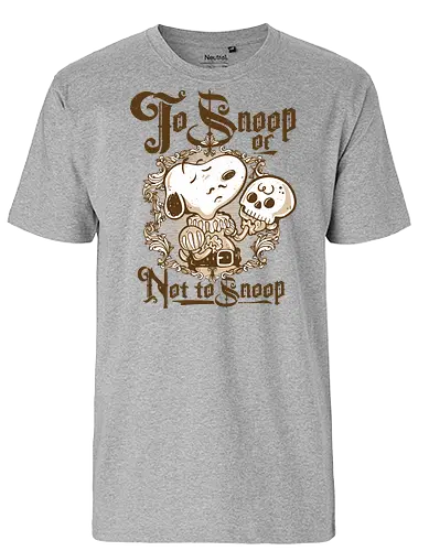 To Pup - puppy, hamlet, shakespeare - Fairtrade T-Shirt