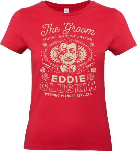 Mount Massive Asylum Groom - outlast, murkoff corporation, mount massive asylum, chris walker, mother gooseberry, horror, eddie gluskin, survival, leland coyle, gamer, gaming, video games, mind control - Standard T-Shirt (Women)