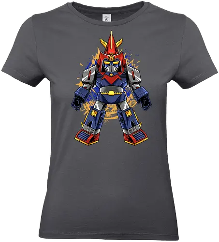 chibi vultus - robot, transformation, mechanics, superhero, vultus v, akuma, vintage, classic, kaiju, japanese - Standard T-Shirt (Women)