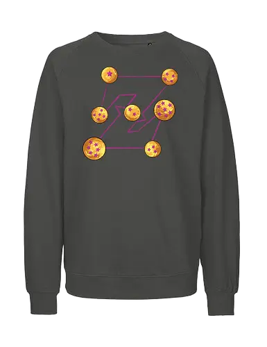 seven deadly balls - anime, manga, songoku, Dragon, maniacs, parody, cool, kids, hero, saiyan, supersaiyan - Fairtrade Sweatshirt