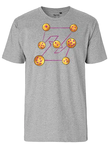 seven deadly balls - anime, manga, songoku, Dragon, maniacs, parody, cool, kids, hero, saiyan, supersaiyan - Fairtrade T-Shirt