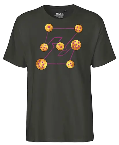 seven deadly balls - anime, manga, songoku, Dragon, maniacs, parody, cool, kids, hero, saiyan, supersaiyan - Fairtrade T-Shirt