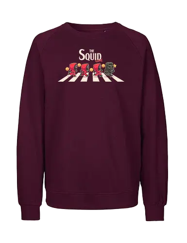 The Squid - kdrama, game, squid, korean, chibi, abbey road, road, mask, tv shows - Fairtrade Sweatshirt