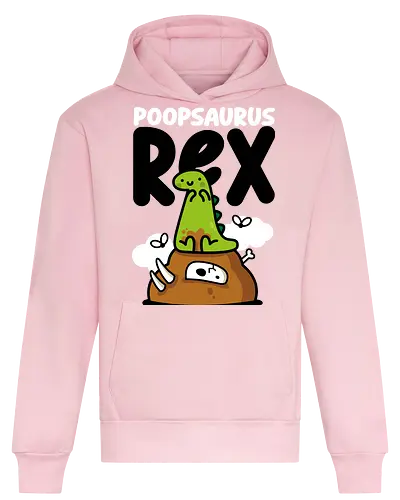 Poopsaurus Rex - dinosaur, jurassic, cute, kawaii, poop - Heavyweight Hoodie