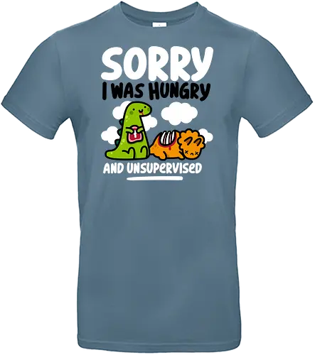 Sorry I was Hungry - dinosaur, jurassic, cute, kawaii, poop - Standard T-Shirt