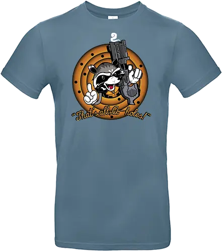 That's all A-holes - rocket, raccoon, comic, superhero, cartoon, parody - Standard T-Shirt