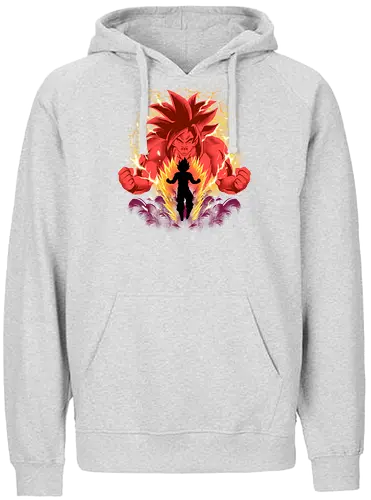 super daima  - anime, manga, songoku, Dragon, supersaiyan, cool, kids, hero, saiyan, supersaiyan - Fairtrade Hoodie