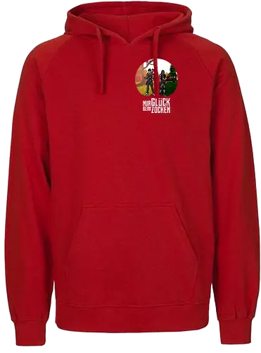 2EpicBuddies - Nur Glück beim Zocken (White) - youtube, twitch, gaming, cod, merchandise, strm - Fairtrade Hoodie