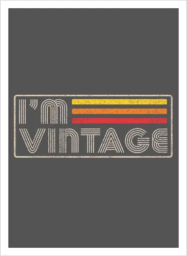 I'm Vintage Retro Lettering