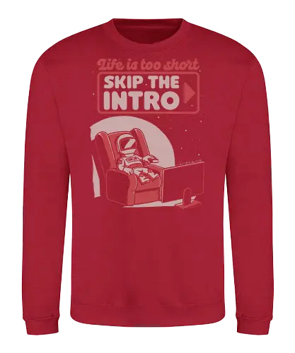 Streaming Astronaut - Astronaut, tv show, streaming, movies, series, animations, animation, animated, animes, comfy chair, funny, fun, cute, adorable - Sweatshirt