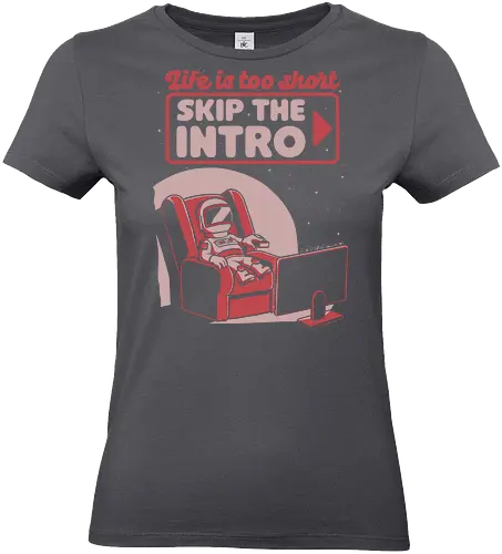 Streaming Astronaut - Astronaut, tv show, streaming, movies, series, animations, animation, animated, animes, comfy chair, funny, fun, cute, adorable - Standard T-Shirt (Women)