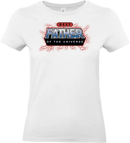 Best Father of the Universe - fathers day, 80s, christmas, christmas gifts, dad, daddy, father, gifts for dad, he man, heman, masters of the universe, nostalgia - Standard T-Shirt (Women)