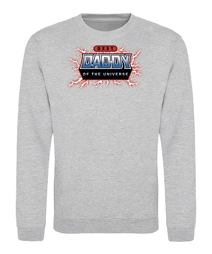 Best Daddy of the Universe - fathers day, 80s, christmas, christmas gifts, dad, daddy, father, gifts for dad, he man, heman, masters of the universe, nostalgia - Sweatshirt