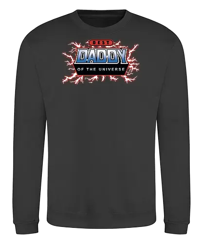 Best Daddy of the Universe - fathers day, 80s, christmas, christmas gifts, dad, daddy, father, gifts for dad, he man, heman, masters of the universe, nostalgia - Sweatshirt