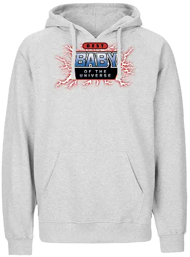 Best Baby of the Universe - fathers day, dad, daddy, mother, mommy, gifts for baby, 80s, christmas, christmas gifts, he man, heman, masters of the universe, nostalgia - Fairtrade Hoodie