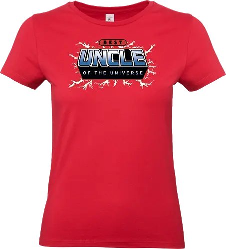 Best Uncle of the Universe - fathers day, dad, daddy, father, gifts for uncle, 80s, christmas, christmas gifts, he man, heman, masters of the universe, nostalgia - Standard T-Shirt (Women)