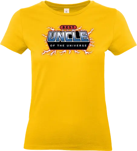 Best Uncle of the Universe - fathers day, dad, daddy, father, gifts for uncle, 80s, christmas, christmas gifts, he man, heman, masters of the universe, nostalgia - Standard T-Shirt (Women)