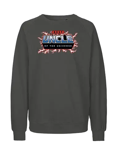 Best Uncle of the Universe - fathers day, dad, daddy, father, gifts for uncle, 80s, christmas, christmas gifts, he man, heman, masters of the universe, nostalgia - Fairtrade Sweatshirt