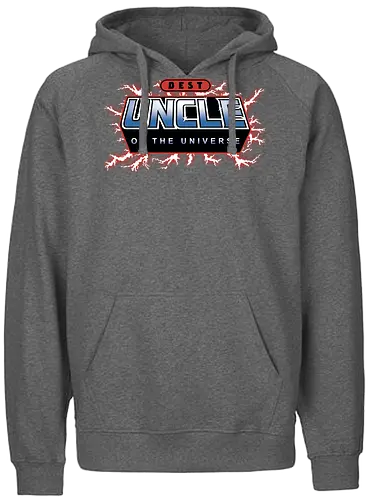 Best Uncle of the Universe - fathers day, dad, daddy, father, gifts for uncle, 80s, christmas, christmas gifts, he man, heman, masters of the universe, nostalgia - Fairtrade Hoodie