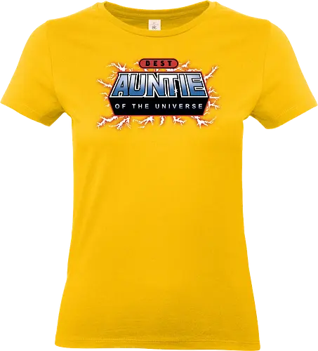 Best Auntie of the Universe - mothers day, mom, mommy, mother, gifts for auntie, 80s, christmas, christmas gifts, he man, heman, masters of the universe, nostalgia - Standard T-Shirt (Women)