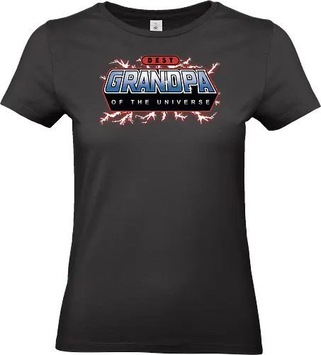 Best Grandpa of the Universe - fathers day, dad, daddy, father, gifts for grandfather, 80s, christmas, christmas gifts, he man, heman, masters of the universe, nostalgia - Standard T-Shirt (Women)