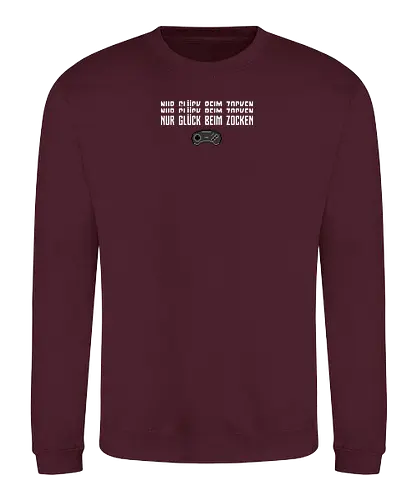 2EpicBuddies - Nur Glück beim Zocken Controller (White) - youtube, twitch, gaming, cod, merchandise, strm - Sweatshirt