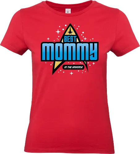 Best Trekkie Mommy - mothers day, mom, mommy, mother, gifts for mom, 60s, 70s, 80s, christmas, christmas gifts, universe, galaxy, Space, trekkie, nostalgia - Standard T-Shirt (Women)