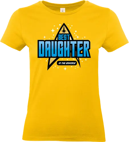 Best Trekkie Daughter - fathers day, dad, daddy, mothers day, mommy, gifts for daughter, 60s, 70s, 80s, christmas, christmas gifts, universe, galaxy, Space, trekkie, nostalgia - Standard T-Shirt (Women)