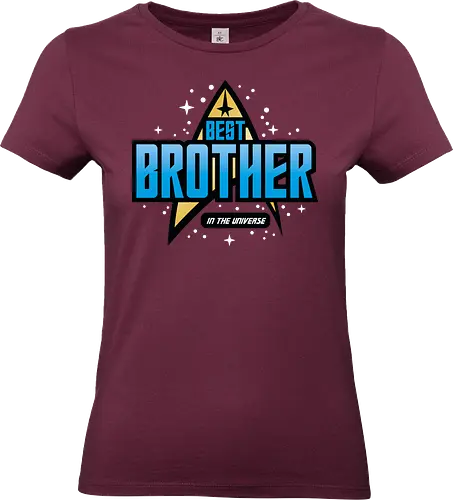 Best Trekkie Brother - fathers day, dad, daddy, mothers day, mommy, gifts for brother, 60s, 70s, 80s, christmas, christmas gifts, universe, galaxy, Space, trekkie, nostalgia - Standard T-Shirt (Women)