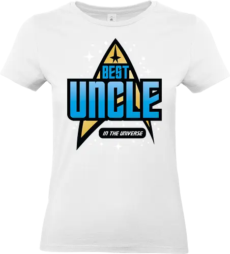 Best Trekkie Uncle - fathers day, dad, daddy, father, gifts for uncle, 60s, 70s, 80s, christmas, christmas gifts, universe, galaxy, Space, trekkie, nostalgia - Standard T-Shirt (Women)