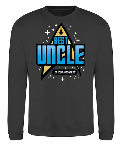 Best Trekkie Uncle - fathers day, dad, daddy, father, gifts for uncle, 60s, 70s, 80s, christmas, christmas gifts, universe, galaxy, Space, trekkie, nostalgia - Sweatshirt