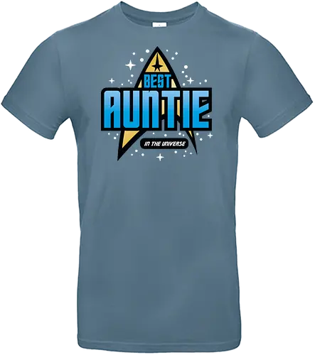 Best Trekkie Auntie - mothers day, mom, mommy, mother, gifts for auntie, 60s, 70s, 80s, christmas, christmas gifts, universe, galaxy, Space, trekkie, nostalgia - Standard T-Shirt