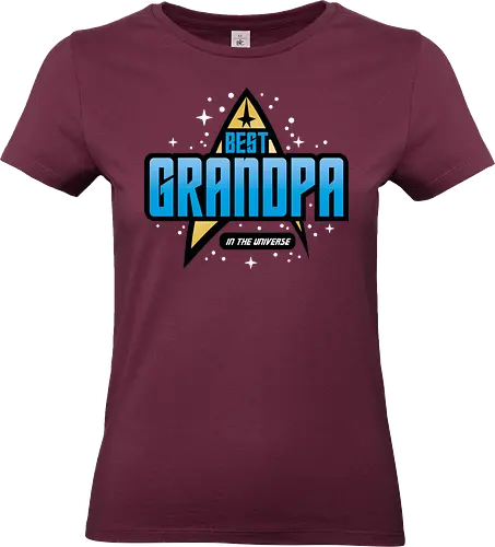 Best Trekkie Grandpa - fathers day, dad, daddy, father, gifts for grandfather, 60s, 70s, 80s, christmas, christmas gifts, universe, galaxy, Space, trekkie, nostalgia - Standard T-Shirt (Women)