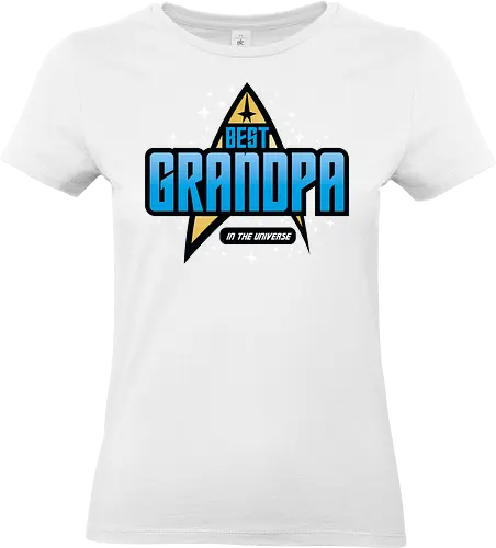 Best Trekkie Grandpa - fathers day, dad, daddy, father, gifts for grandfather, 60s, 70s, 80s, christmas, christmas gifts, universe, galaxy, Space, trekkie, nostalgia - Standard T-Shirt (Women)