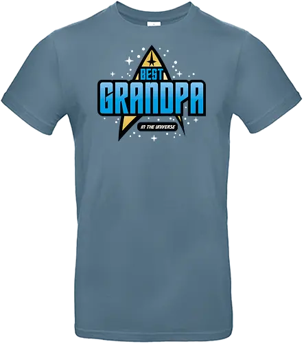 Best Trekkie Grandpa - fathers day, dad, daddy, father, gifts for grandfather, 60s, 70s, 80s, christmas, christmas gifts, universe, galaxy, Space, trekkie, nostalgia - Standard T-Shirt