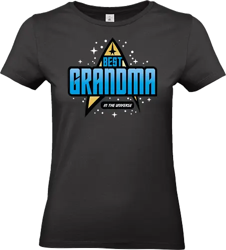 Best Trekkie Grandma - mothers day, mom, mommy, mother, gifts for grandmother, 60s, 70s, 80s, christmas, christmas gifts, universe, galaxy, Space, trekkie, nostalgia - Standard T-Shirt (Women)