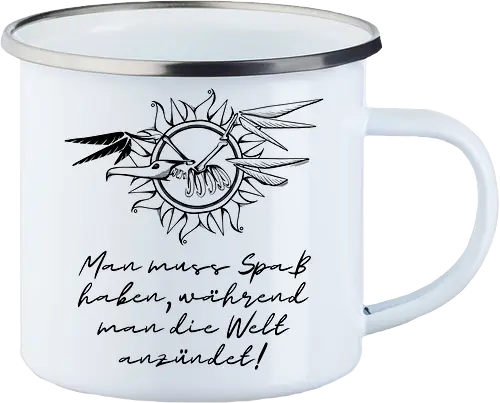 Frigatebird-Piratenflagge: Lineart mit Text