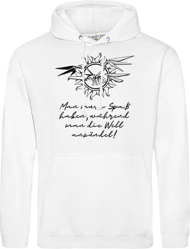 Frigatebird-Piratenflagge: Lineart mit Text