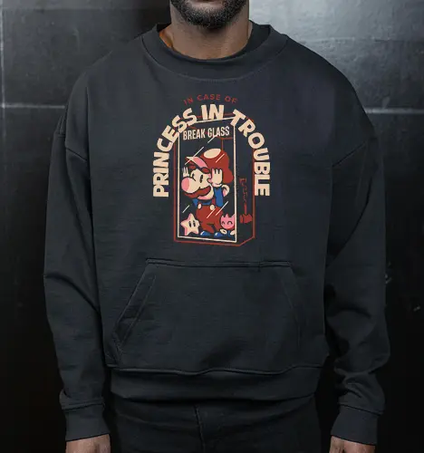 Prinzessin in Schwierigkeiten? Glas zerbrechen