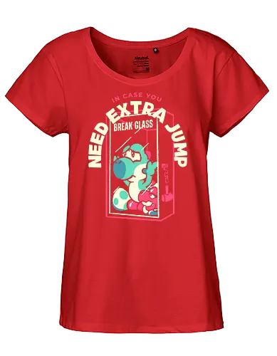 Brauchst du einen zusätzlichen Sprung? Glas zerbrechen - retro, gaming, gamer, retro gamer - Fairtrade Girl Shirt