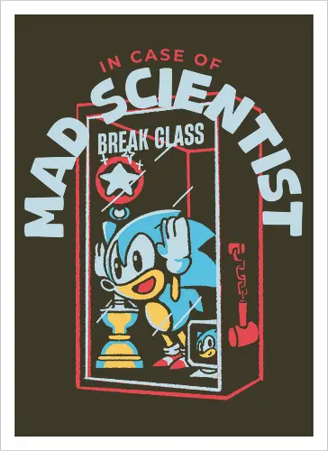 Verrückter Wissenschaftler? Glas zerbrechen