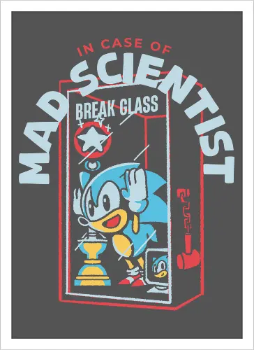 Verrückter Wissenschaftler? Glas zerbrechen