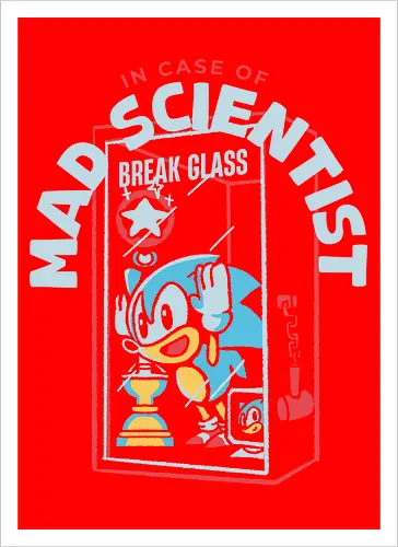 Verrückter Wissenschaftler? Glas zerbrechen