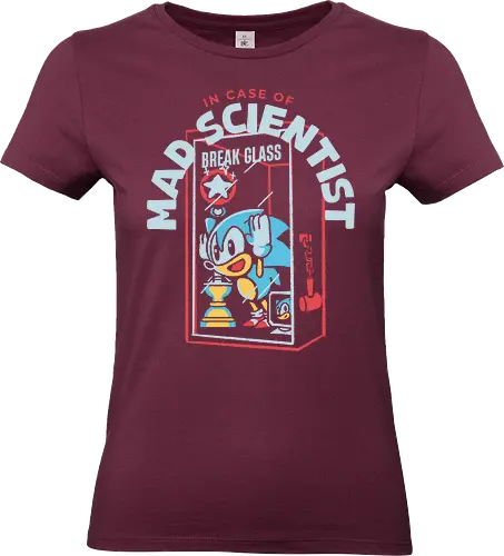 Verrückter Wissenschaftler? Glas zerbrechen - retro, gaming, gamer, retro gamer - Standard T-Shirt (Women)