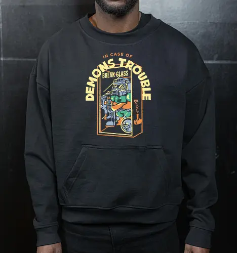 Probleme mit den Dämonen? Glas zerbrechen