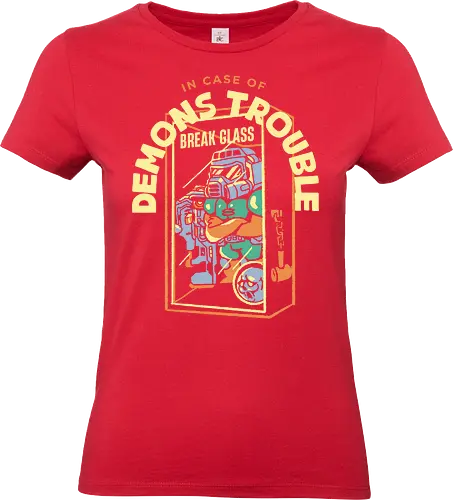 Probleme mit den Dämonen? Glas zerbrechen - retro, gaming, gamer, retro gamer - Standard T-Shirt (Women)