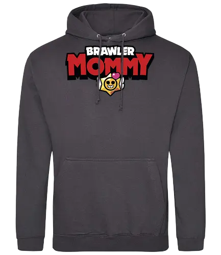 Brawler Mommy - mother, mothers day, mothers day gift ideas, mom, mommy, gift for mom, brawl stars, brawl, brawler, family, gaming, matching family, family squad, video gamer gifts - Standard Hoodie