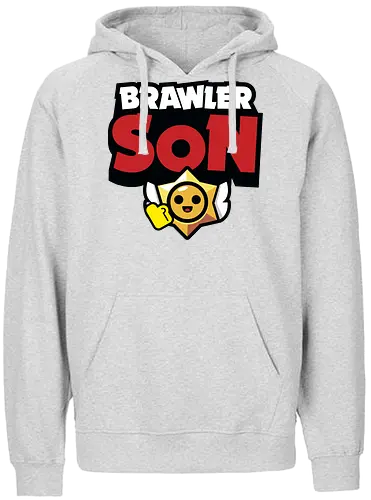 Brawler Son - mother, mothers day, father, fathers day, gift for son, birthday gift ideas, christmas, brawl stars, brawl, brawler, family, gaming, matching family, family squad, video gamer gifts - Fairtrade Hoodie